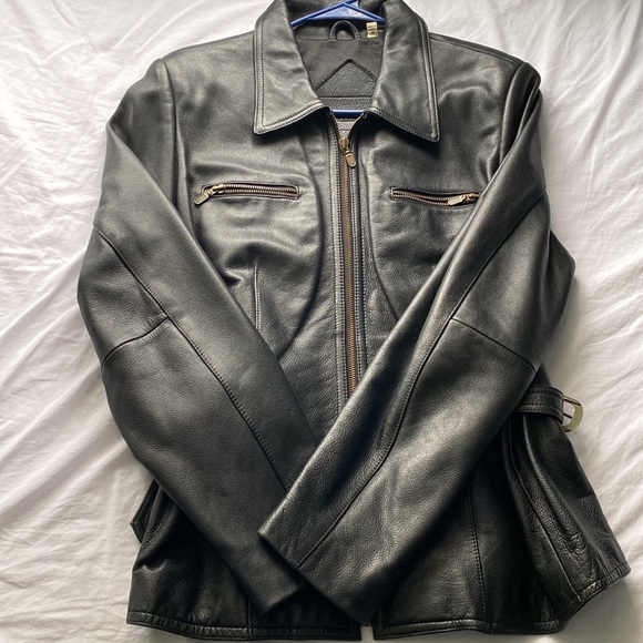 Preston & York womens leather jacket - Picture 2 of 4
